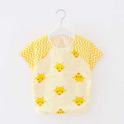 Baby Spring And Autumn Long Sleeve Bib Apron