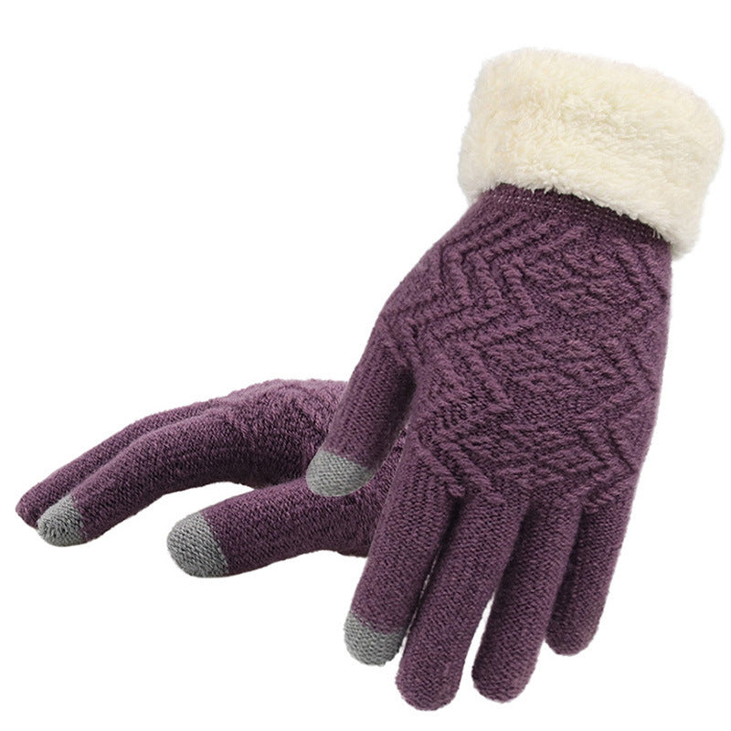 Girls & Women's Winter Knitted Gloves
