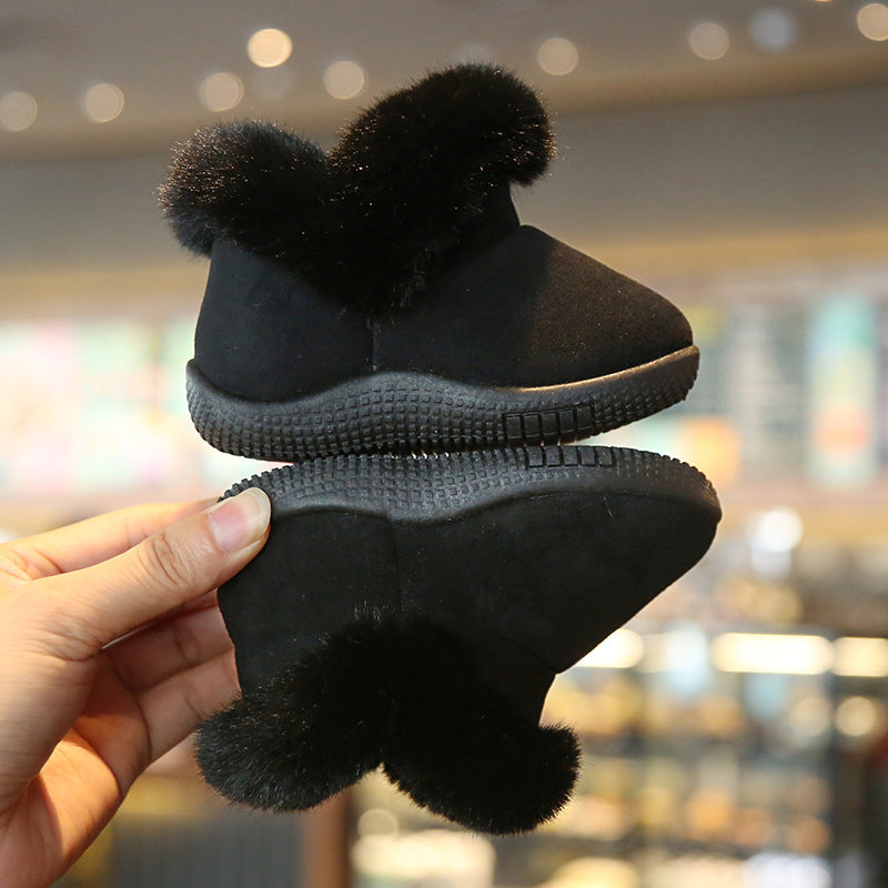 Baby & Toddlers Velvet Padded Snow Boots