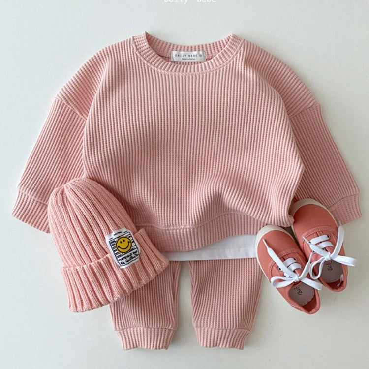 Korean Style Baby Sweater Suits