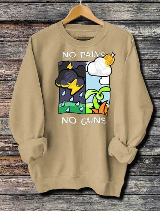 Girl's Long-Sleeved Printed Sweatshirt