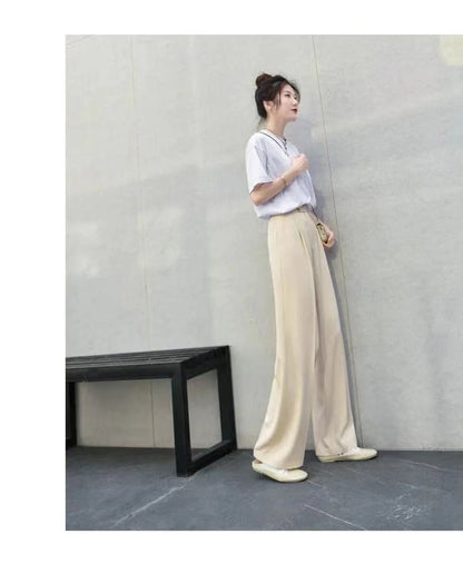 Youth Girls Chiffon Straight-Leg Pants