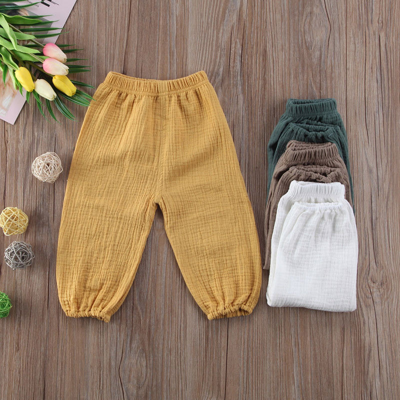 Children's cotton mosquito pants harem pants