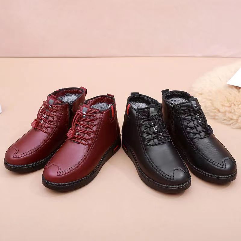 Thick Velvet Waterproof And Anti Slip Snow Boots