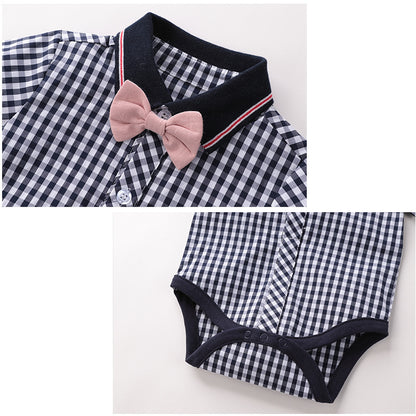 Baby Boy Suspender Suit