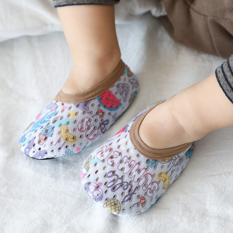 New Baby First Step Shoes Baby Spring Summer Mesh Baby Shoes