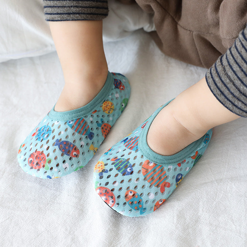 New Baby First Step Shoes Baby Spring Summer Mesh Baby Shoes