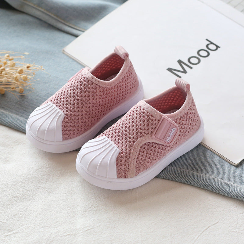 Casual Shoes (Spring) Comfortable Non-slip Soft Bottom Children Sneakers Baby Kids Shoes
