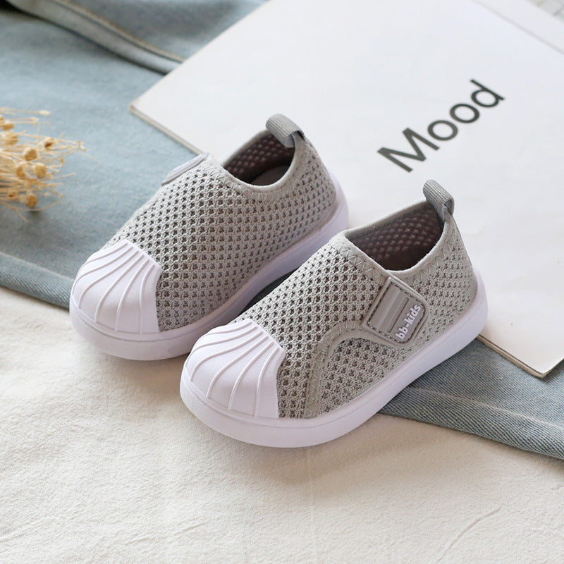 Casual Shoes (Spring) Comfortable Non-slip Soft Bottom Children Sneakers Baby Kids Shoes