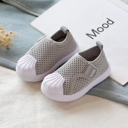 Casual Shoes (Spring) Comfortable Non-slip Soft Bottom Children Sneakers Baby Kids Shoes