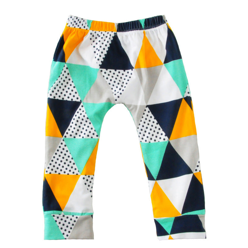 Arrow Geometric Pants Baby Boy Two-Piece Suit