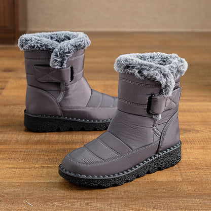 Snow Fleece-lined Thicker Thermal Cotton-padded Boots