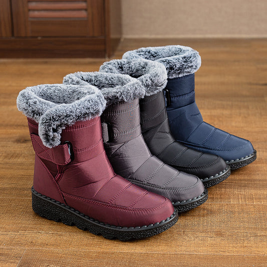 Snow Fleece-lined Thicker Thermal Cotton-padded Boots