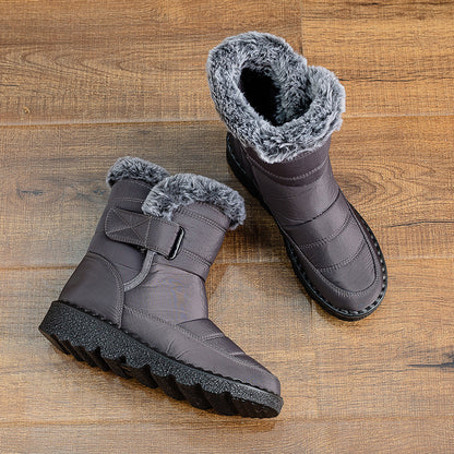 Snow Fleece-lined Thicker Thermal Cotton-padded Boots