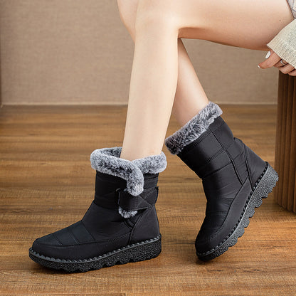 Snow Fleece-lined Thicker Thermal Cotton-padded Boots