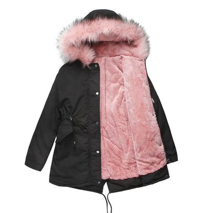 Youth Parka Cotton-padded Mid-length Hooded Jacket