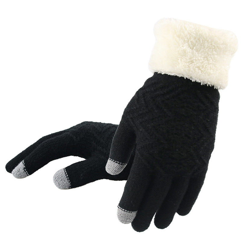 Girls & Women's Winter Knitted Gloves