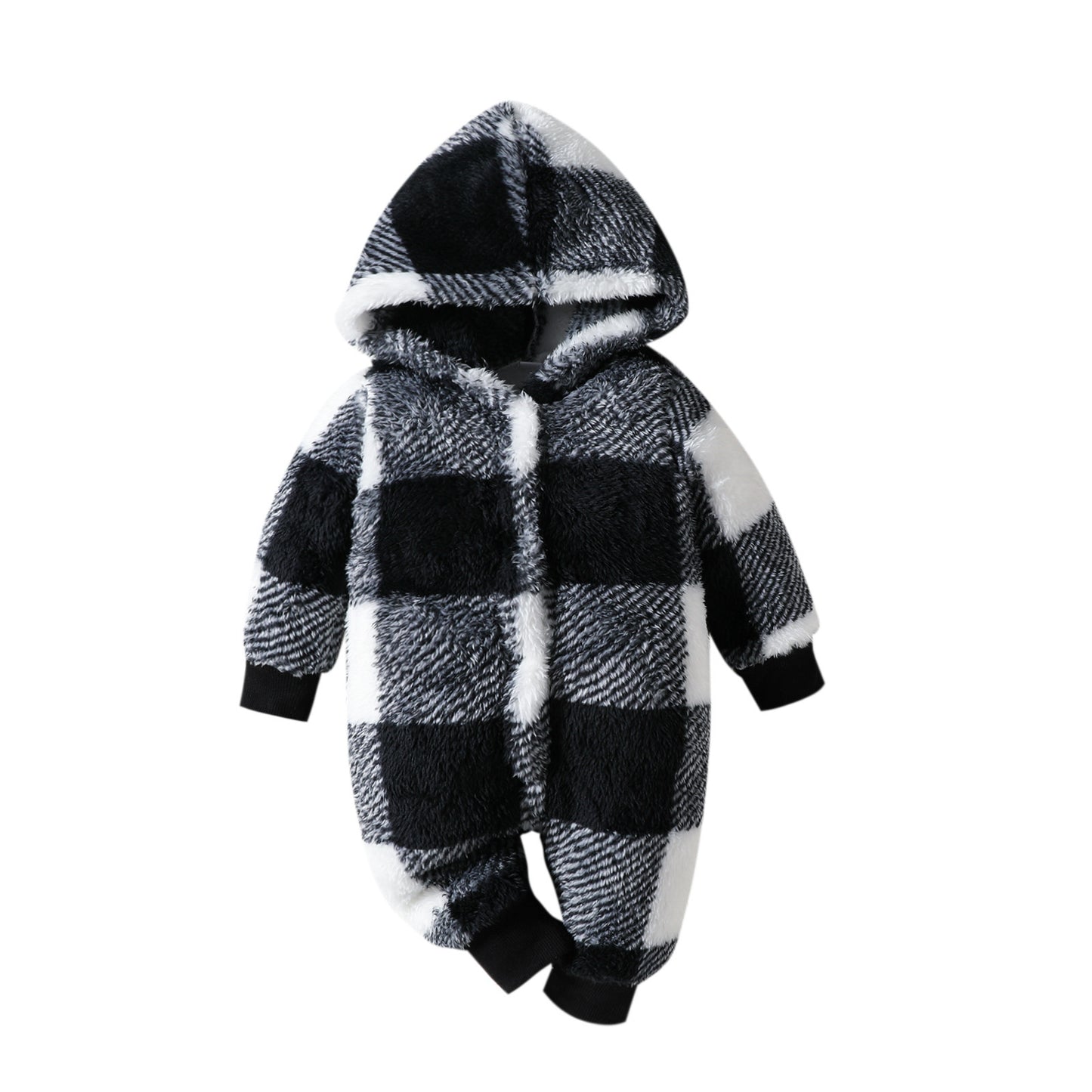 Baby Hooded One-piece Jumpsuit