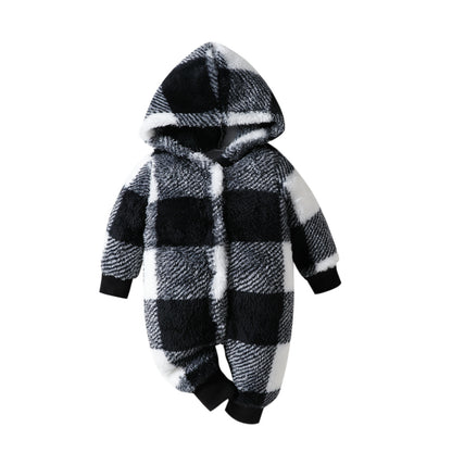 Baby Hooded One-piece Jumpsuit