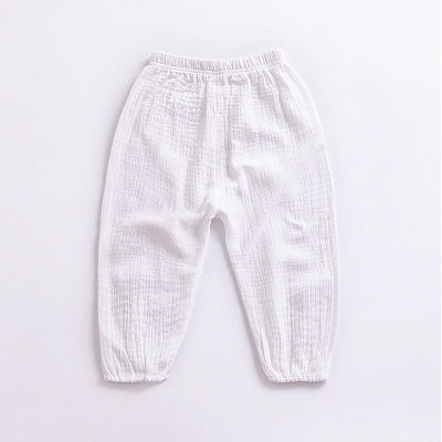 Children's cotton mosquito pants harem pants