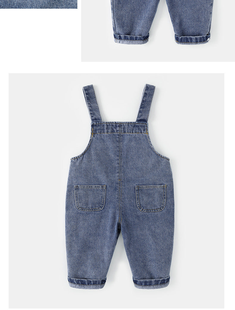 Baby Boys Suspender Trousers Spring Korean Style