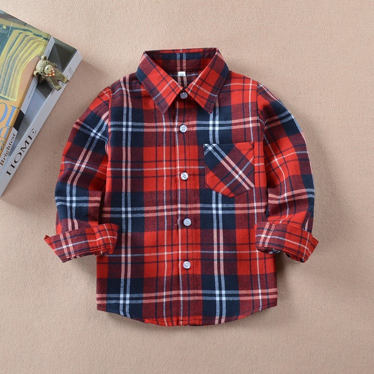 Boys Check OverShirt