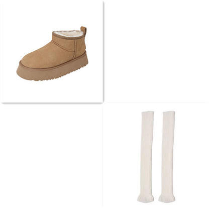 Snow Boots Girls & Women's Muffin Thick Soled Worn Outside