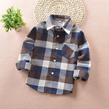 Boys Check OverShirt