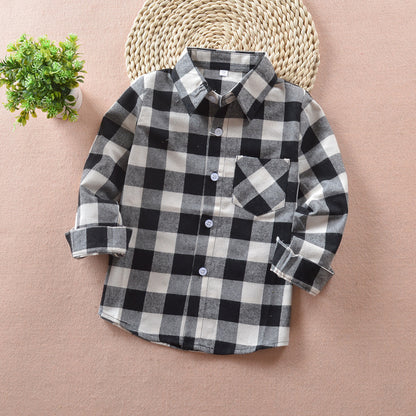 Boys Check OverShirt