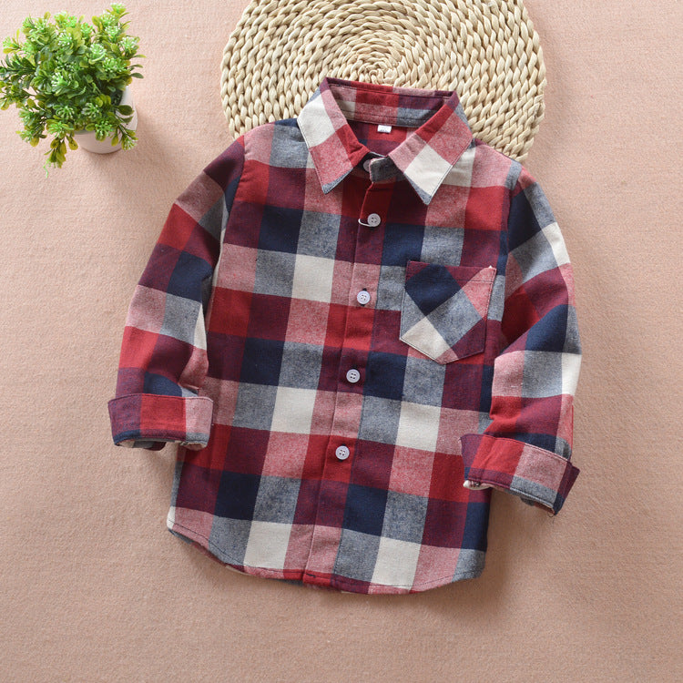 Boys Check OverShirt