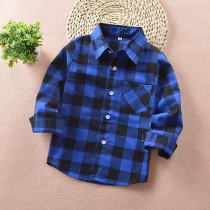 Boys Check OverShirt