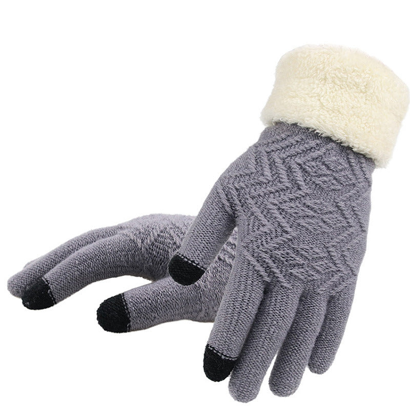 Girls & Women's Winter Knitted Gloves