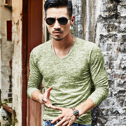 Autumn Winter Youth & Men's Long sleeved T-shirt youth camouflage leisure undershirt