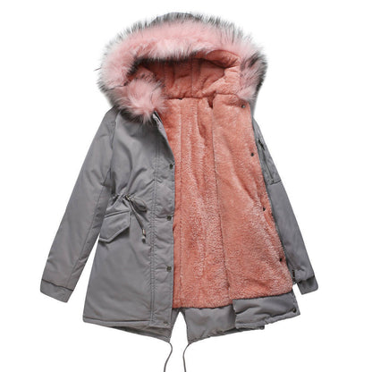 Youth Parka Cotton-padded Mid-length Hooded Jacket