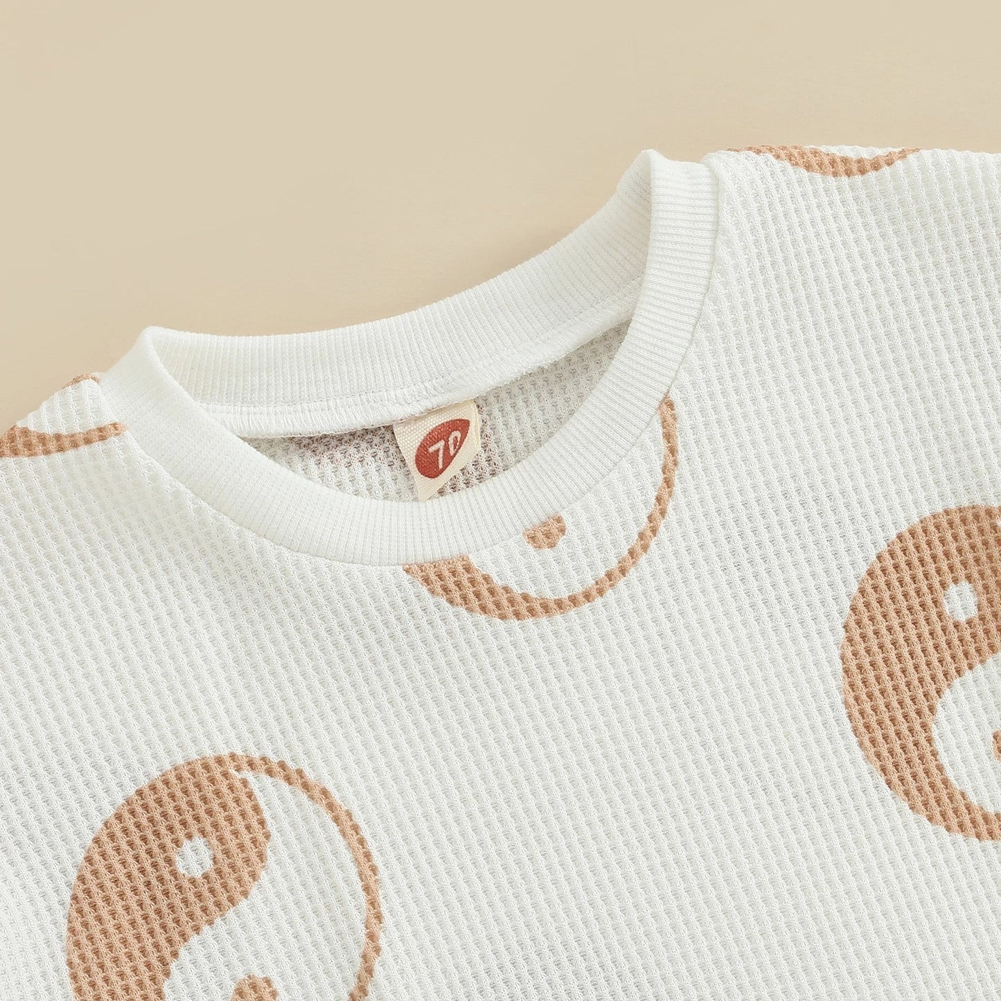 Baby One-piece Suit Knitted Long Sleeve