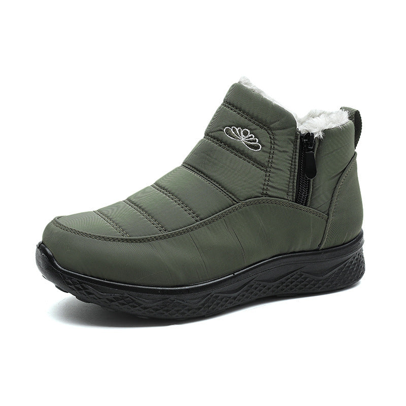 Cotton-padded Shoes Thickened Warm Snow Boots Ankle Boots