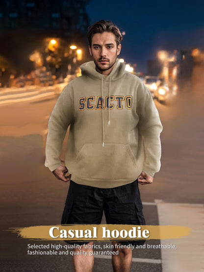 Girls & Boys Fashionable Solid Color Long Sleeved Printed Hoodie