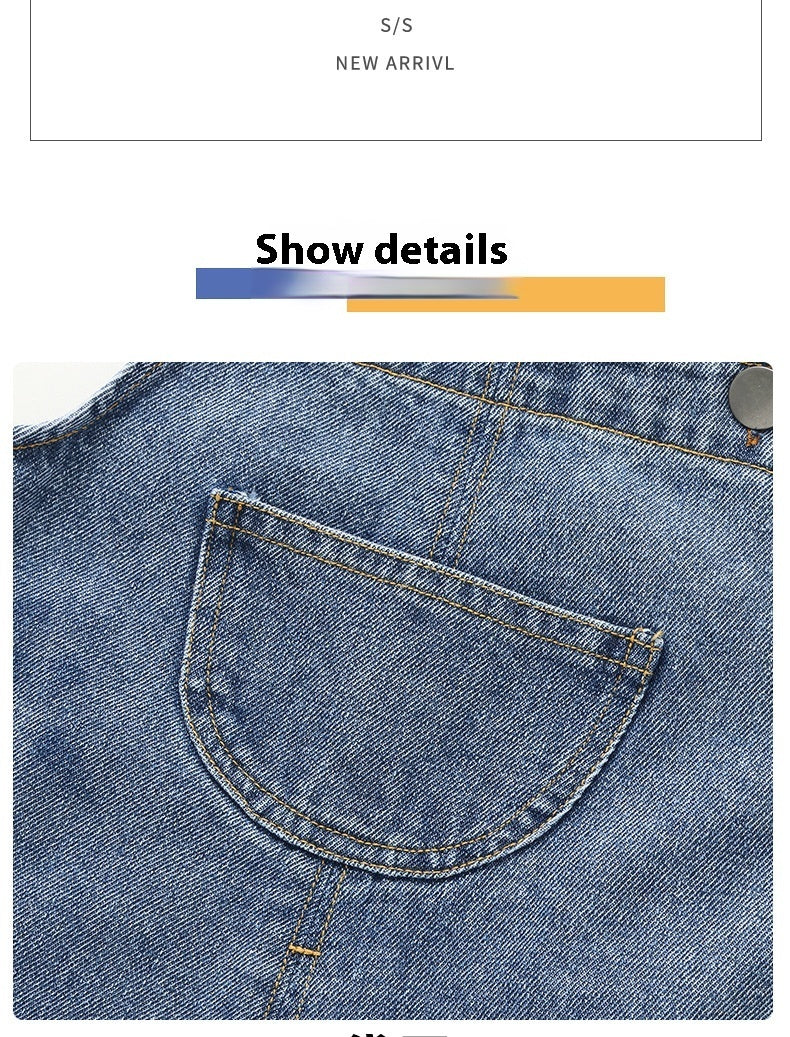 Baby Boys Suspender Trousers Spring Korean Style