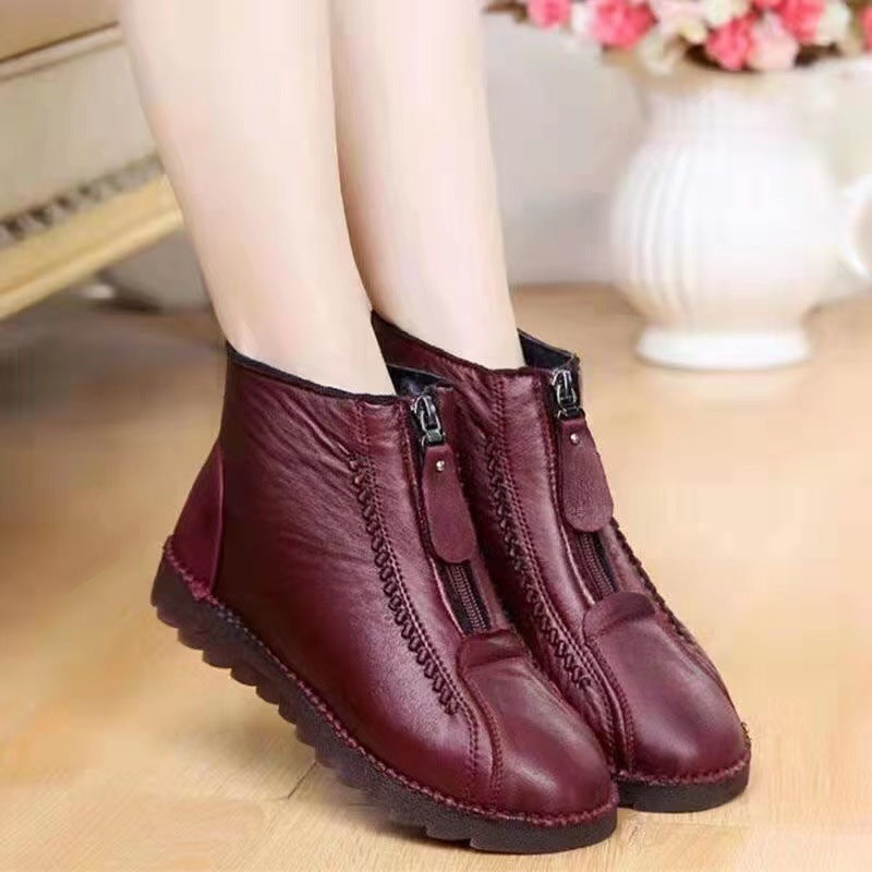 Girls Casual Plus Velvet Padded Snow Boots