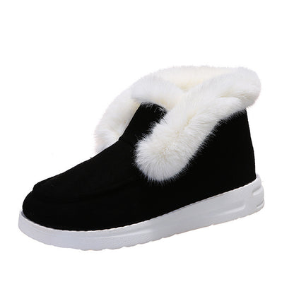 Snow Boots Warm Winter Plush Fur Ankle Boots