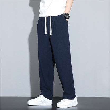 Boys Fashion Linen Casual Pants