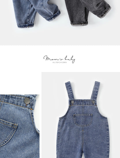 Baby Boys Suspender Trousers Spring Korean Style