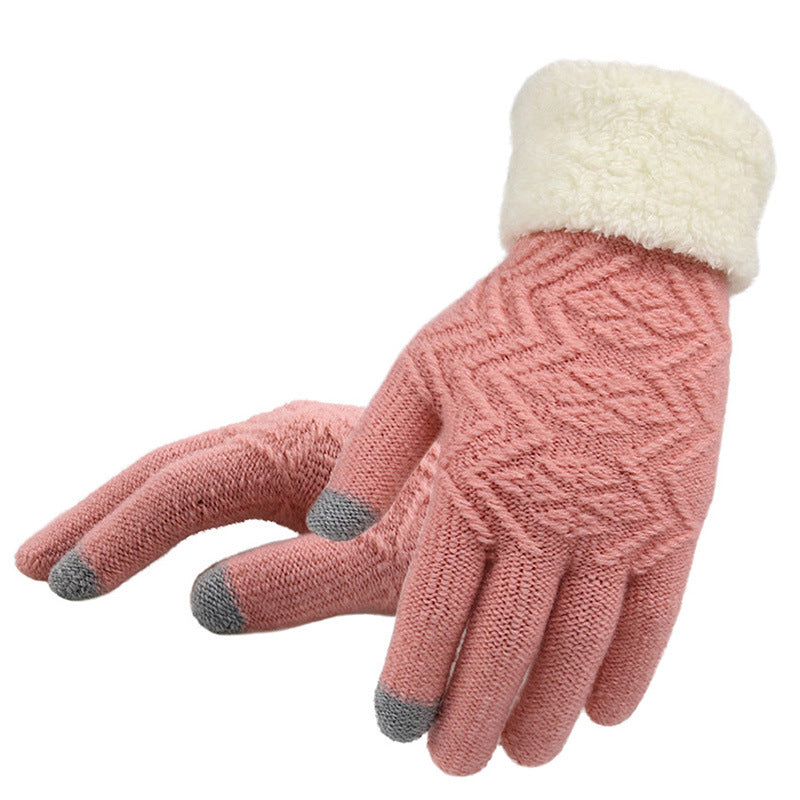Girls & Women's Winter Knitted Gloves