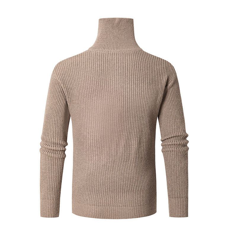 Fall Winter Youth & Men Thermal Slim Fit Base Sweater