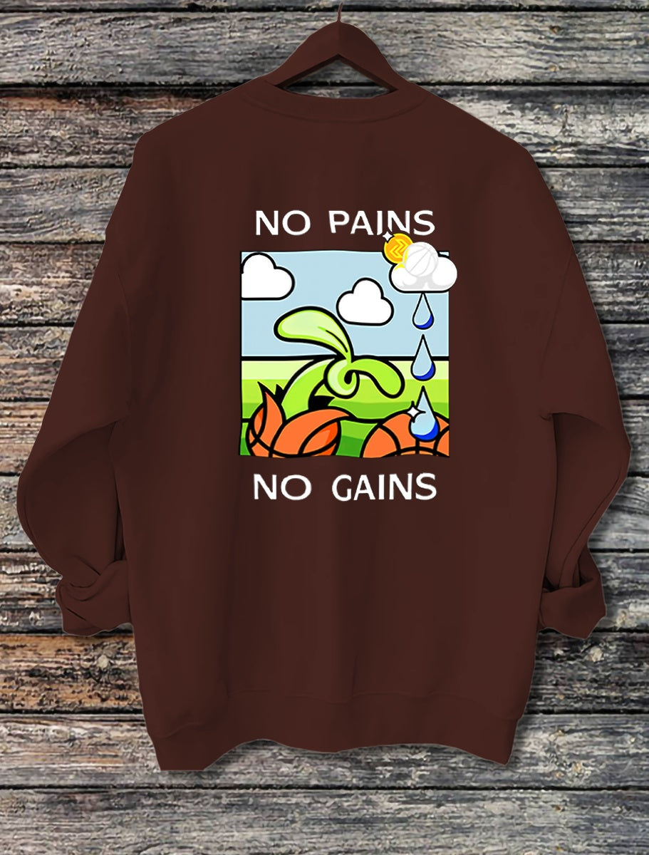 Girl's Long-Sleeved Printed Sweatshirt