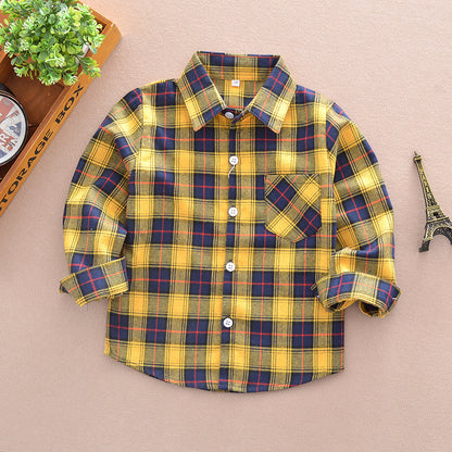 Boys Check OverShirt