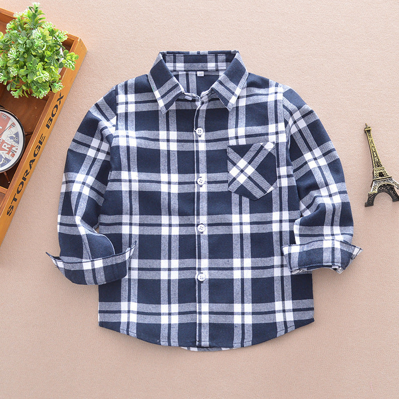 Boys Check OverShirt