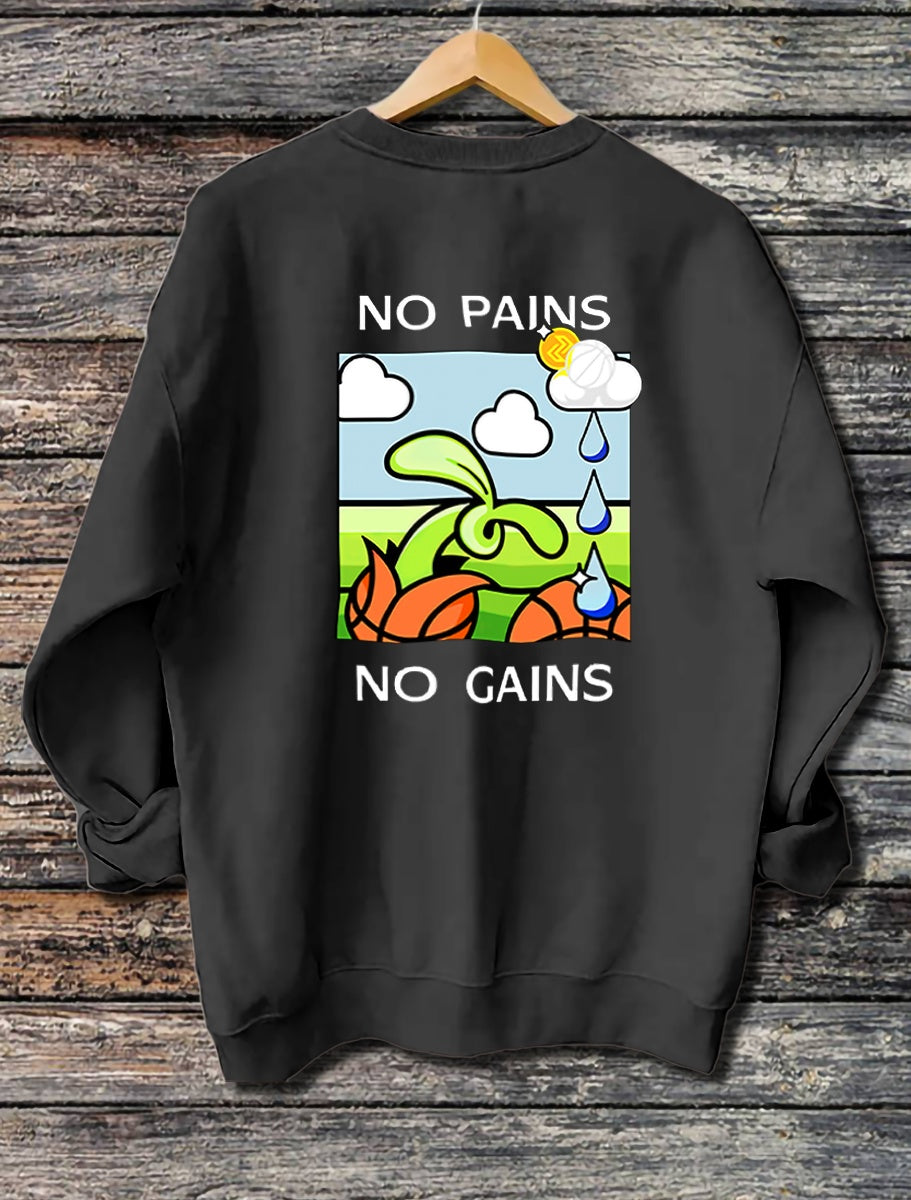 Girl's Long-Sleeved Printed Sweatshirt