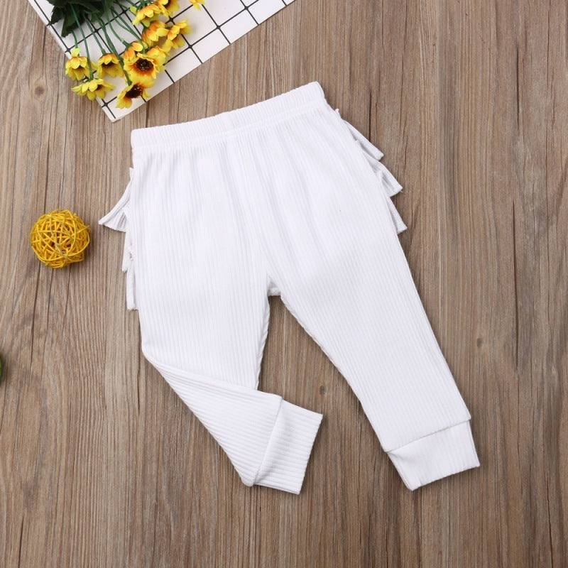 Baby Girls' Lace Pants Outer Leggings