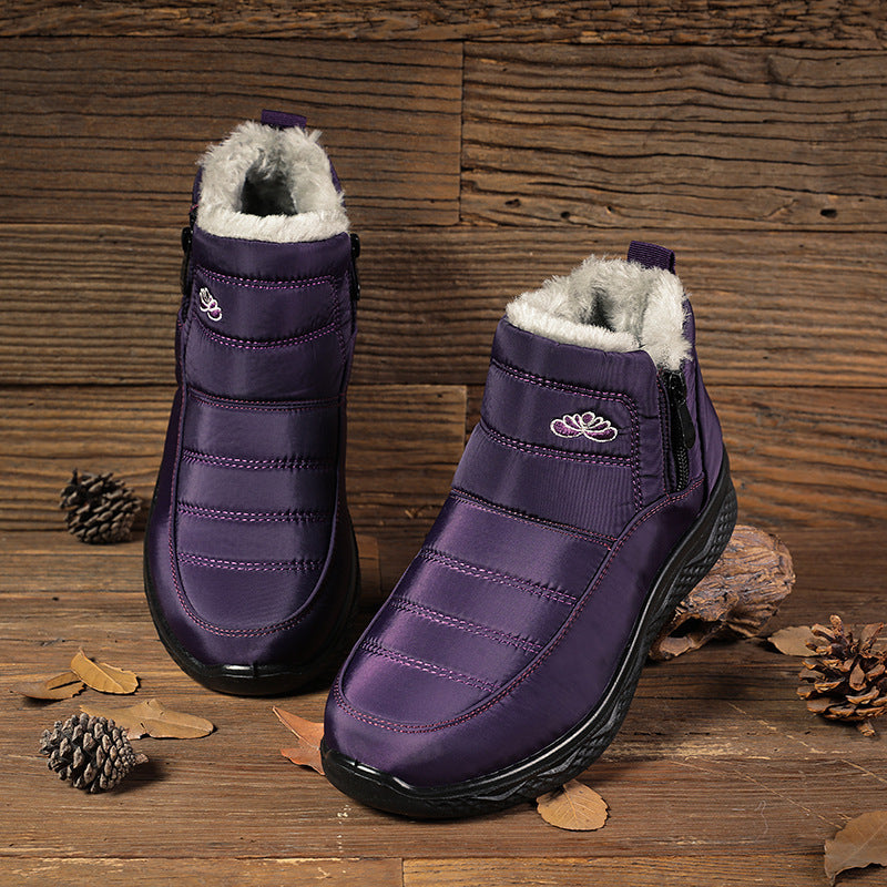 Cotton-padded Shoes Thickened Warm Snow Boots Ankle Boots